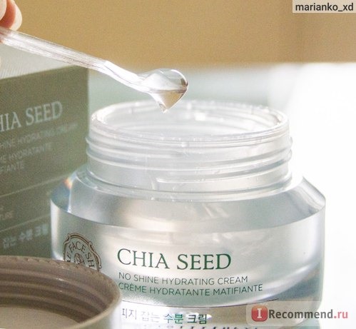 Крем для лица The Face Shop Chia Seed No Shine Hydrating Cream фото