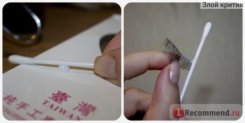 Накладные ресницы Aliexpress 10 pairs handmade fake false eyelash natural look transparent stem 218 wholesale фото