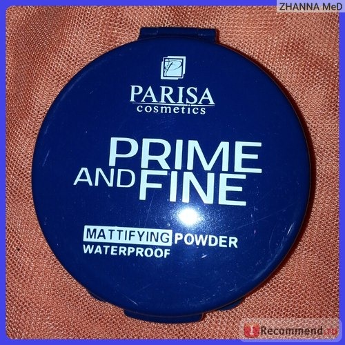 Упаковка Пудры для лица Parisa Cosmetics Prime And Fine 