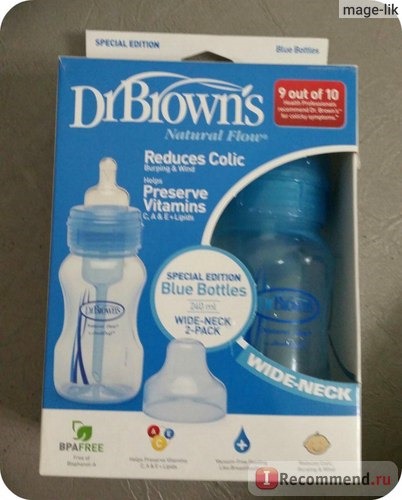 Бутылочка для кормления Dr.Brown фото