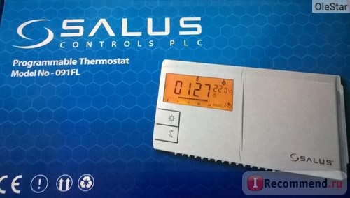 Терморегулятор Salus 091FL фото
