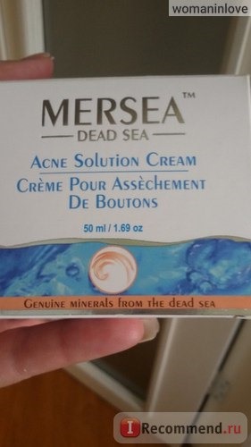 Крем для лица Mersea dead sea Восстанавливающий крем для кожи с угревой сыпью фото