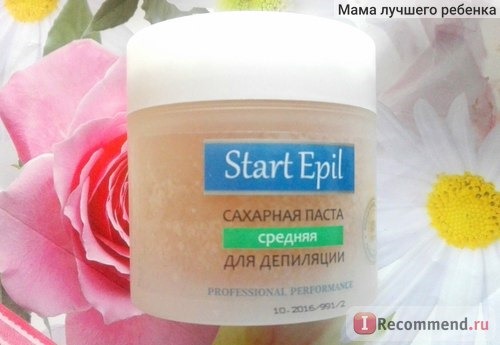 Сахарная паста для депиляции Start Epil средняя фото