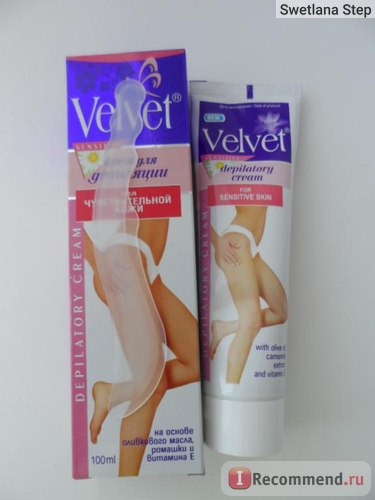 Крем для депиляции Velvet для чувствительной кожи фото