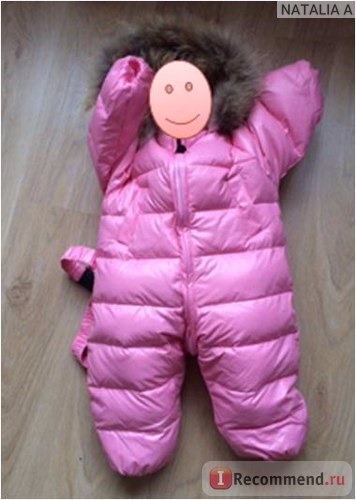 Комбинезон Aliexpress baby girl jumpsuits Russia winter baby clothing , winter coats snow wear duck down jacket ,snowsuits for kids boys girls clothes фото