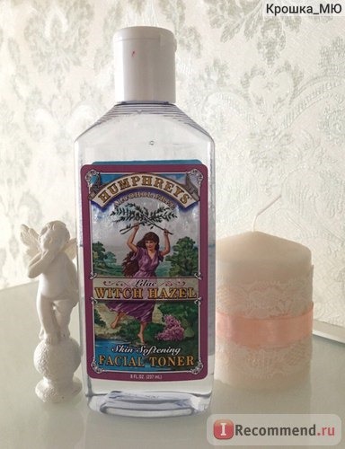 Тоник для лица Humphrey's Lilac Witch Hazel Facial Toner, Alcohol Free фото