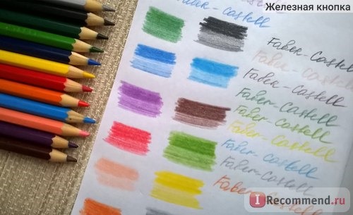 Цветные карандаши Faber-Castell EcoPencils 12 цветов фото