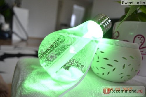 Увлажнитель воздуха Aliexpress 400ml Lamp-Humidifier-Home-Aroma-LED-Purifier-Atomizer фото