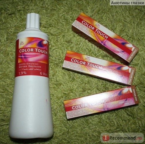 Оттеночная краска Wella Color Touch фото