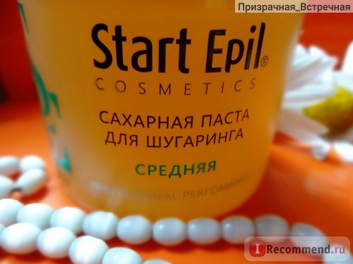 Сахарная паста для депиляции Start Epil средняя фото