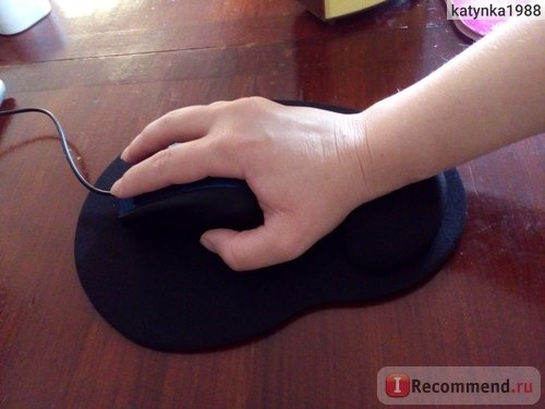 Коврик для мыши Aliexpress 1 PC. Mouse Pad Comfort Gel Wrist thicken support for optical / trackball mouse pad free shipping and direct delivery 23 * 18 cm фото
