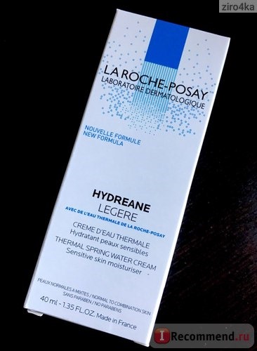 Крем для лица La Roche Posay Hydreane Legere Увлажняющий для чувствительной кожи фото