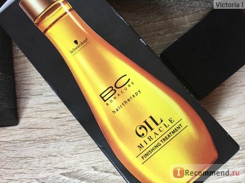 Масло для волос Schwarzkopf Professional BC Bonacure Oil Miracle Finishing Treatment фото