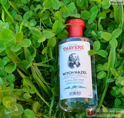 Тоник Thayers Unscented Witch Hazel with Aloe Vera фото