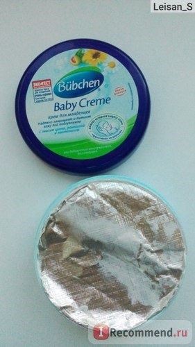 Крем для младенцев Bubchen фото