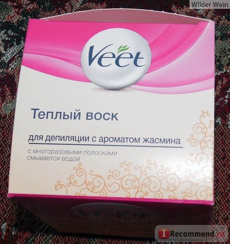 Теплый воск Veet Salon с ароматом жасмина фото