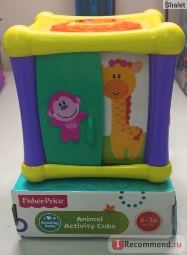 Fisher-Price Кубик Веселые животные фото