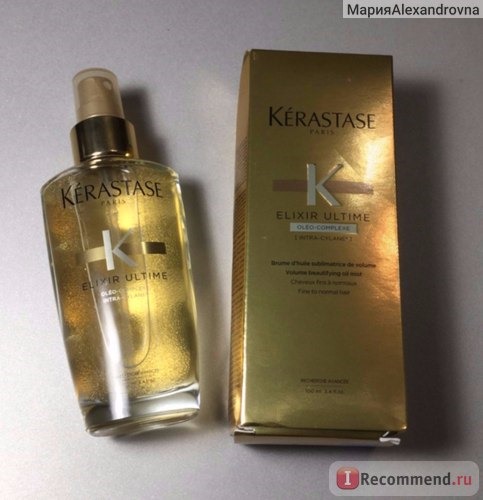 Масло для волос Kerastase Elixir ultime oleo-complexe двухфазный спрей фото