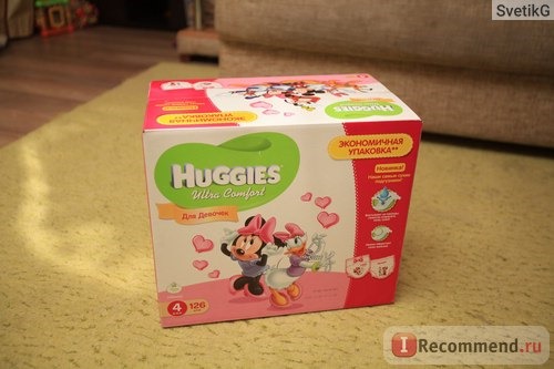 Подгузники Huggies Ultra Comfort Для девочек фото