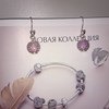 Ювелирные изделия Pandora Серьги-основы серебрянные с сердечками фото