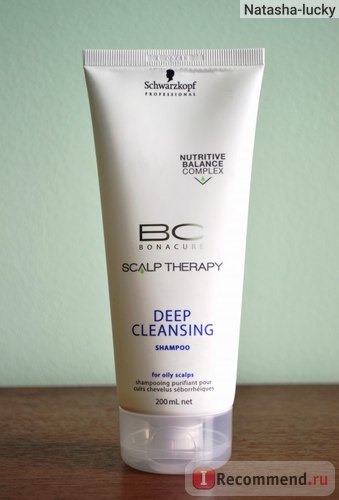 Шампунь Schwarzkopf Professional BC Scalp Therapy Deep Cleansing Shampoo фото