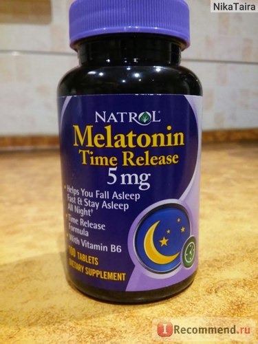Снотворное Natrol Melatonin фото