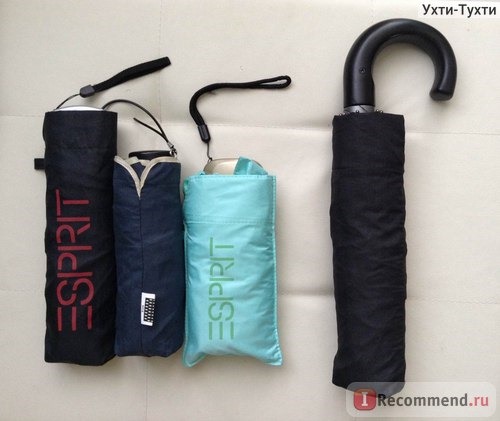 Зонт Aliexpress Free Shipping 165g Fiber Ultra-thin Light Umbrella Rain Women And Men's Mini Fashion ESPRIT фото