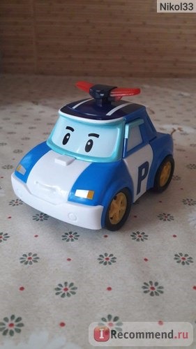 Робокар Поли - главный герой, полицейский автомобиль!