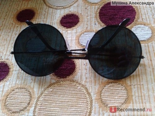 Очки солнечные Aliexpress Hot Vintage Round lens Sunglasses Men/women Polarized Gafas Oculos Retro Coating Sun Glasses Round фото