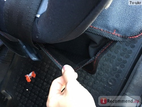 Протектор для автомобильного сидения под детское автокресло Aliexpress LUNDA OXFORD Luxury Car Seat Protector,Child or Baby Auto Seat Protector Mat,Protection For Car Seats,Black Leather фото