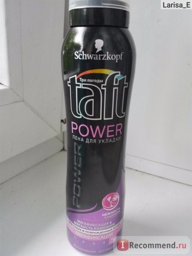 Пена для укладки волос Taft Power 