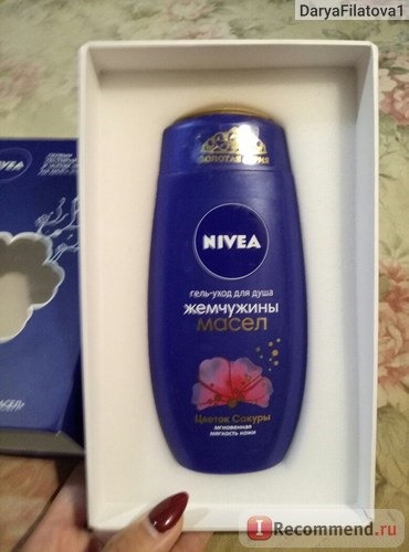 Гель для душа NIVEA Жемчужины масел «Цветок Сакуры» фото