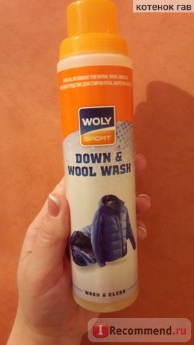 Средство для стирки Woly Sport Down wash фото