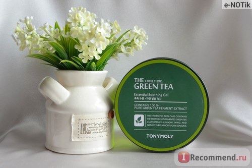 Гель TONY MOLY The Chok Chok Green Tea Essential Soothing Gel фото