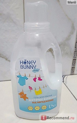 Гель для стирки Honey Bunny для детской одежды фото