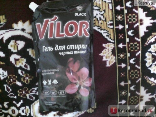 Гель для стирки Vilor Для черных тканей фото