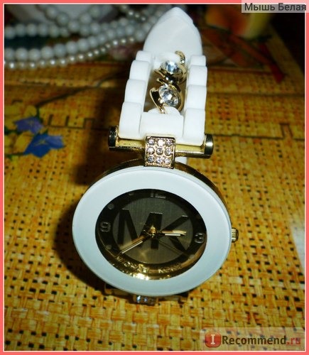 Наручные часы женские Michael Kors с силиконовым ремешком фото