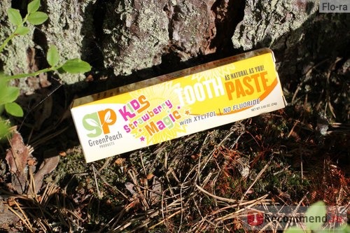 GreenPeach, Kids Strawberry Magic Toothpaste