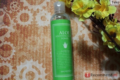 Тонер SECRET KEY Aloe Soothing Moist фото