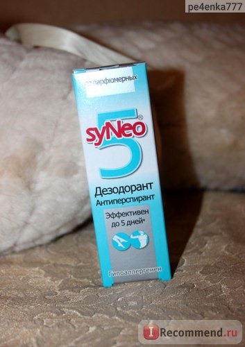 Дезодорант-антиперспирант SyNeo 5 Спрей фото