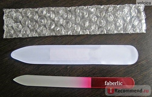Пилка для ногтей Faberlic стеклянная фото