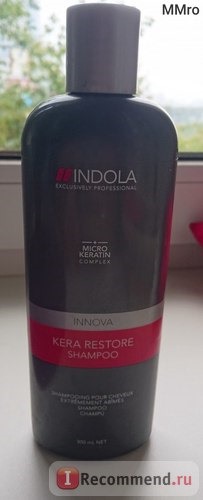 Шампунь Indola с кератином Kera Restore Shampoo фото