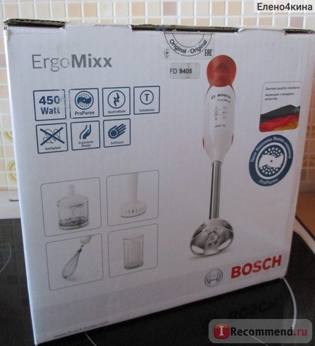 Блендер BOSCH ErgoMixx MSM64120 фото