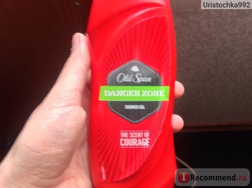 Гель для душа Old Spice Danger Zone The Scent of courage фото