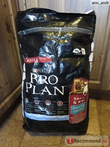 Корм для собак Purina Pro Plan Adult small & mini DIGESTIVE comfort фото