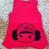 Комплект AliExpress 2pc Hot Baby Girls Kids Cartoon Head Dolly T-shirt Vest Tops Shorts Pants Outfit фото