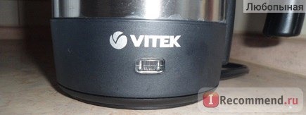 Электрический чайник VITEK 1154 SR (500мл) фото