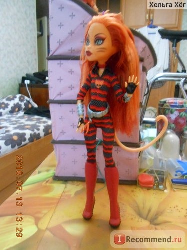 MONSTER HIGH Кукла Монстр Хай Торалей Страйп из серии Супергерои. / Toralei Stripe - Powerghouls фото