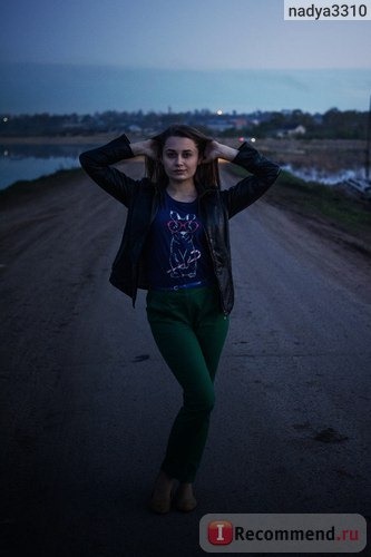 зелёные штаны