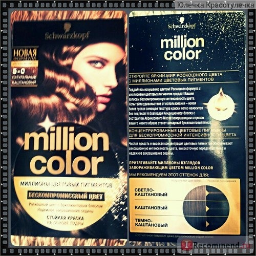 Краска для волос Schwarzkopf Million COLOR фото